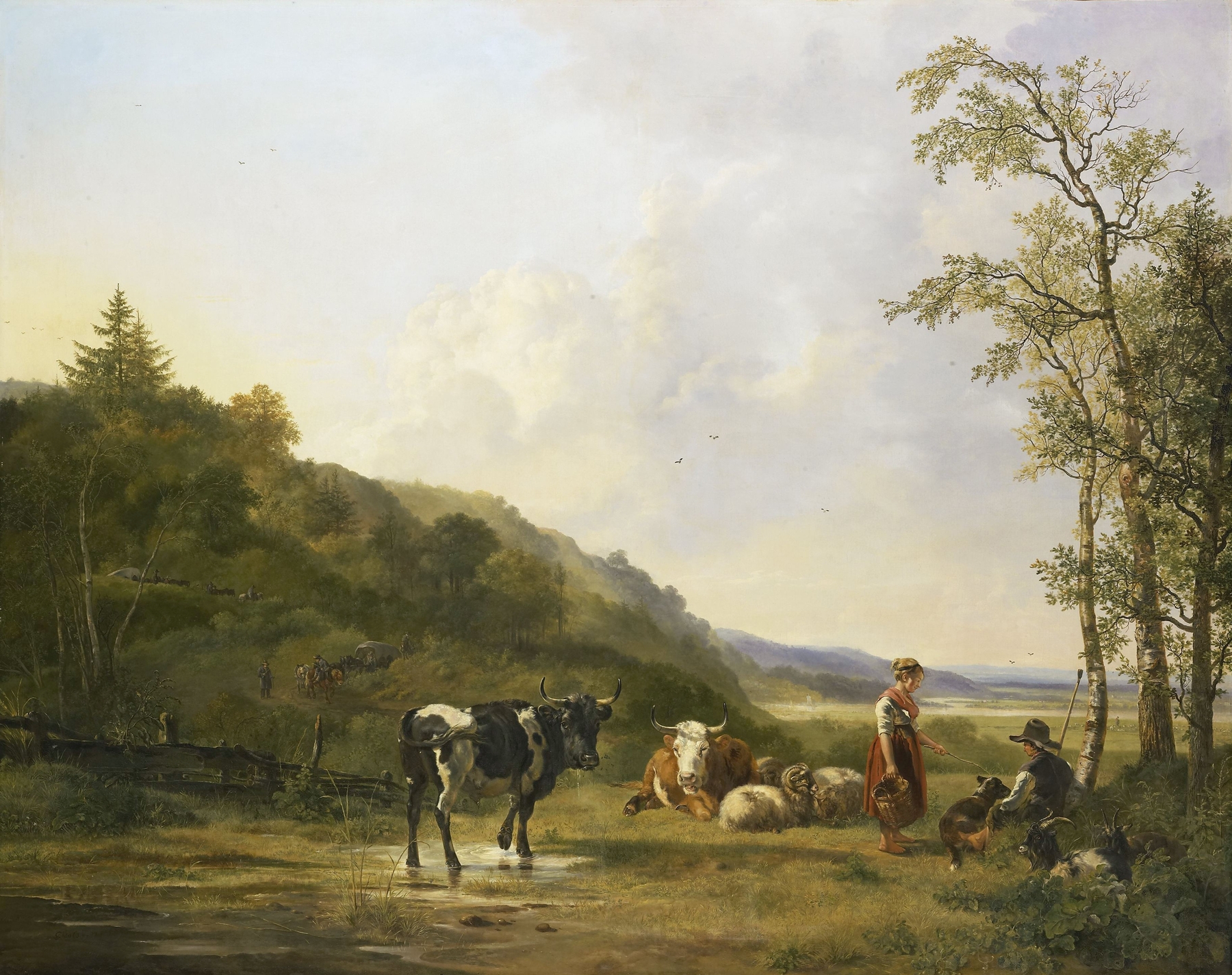 farmer family painting by Pieter Gerardus van Os